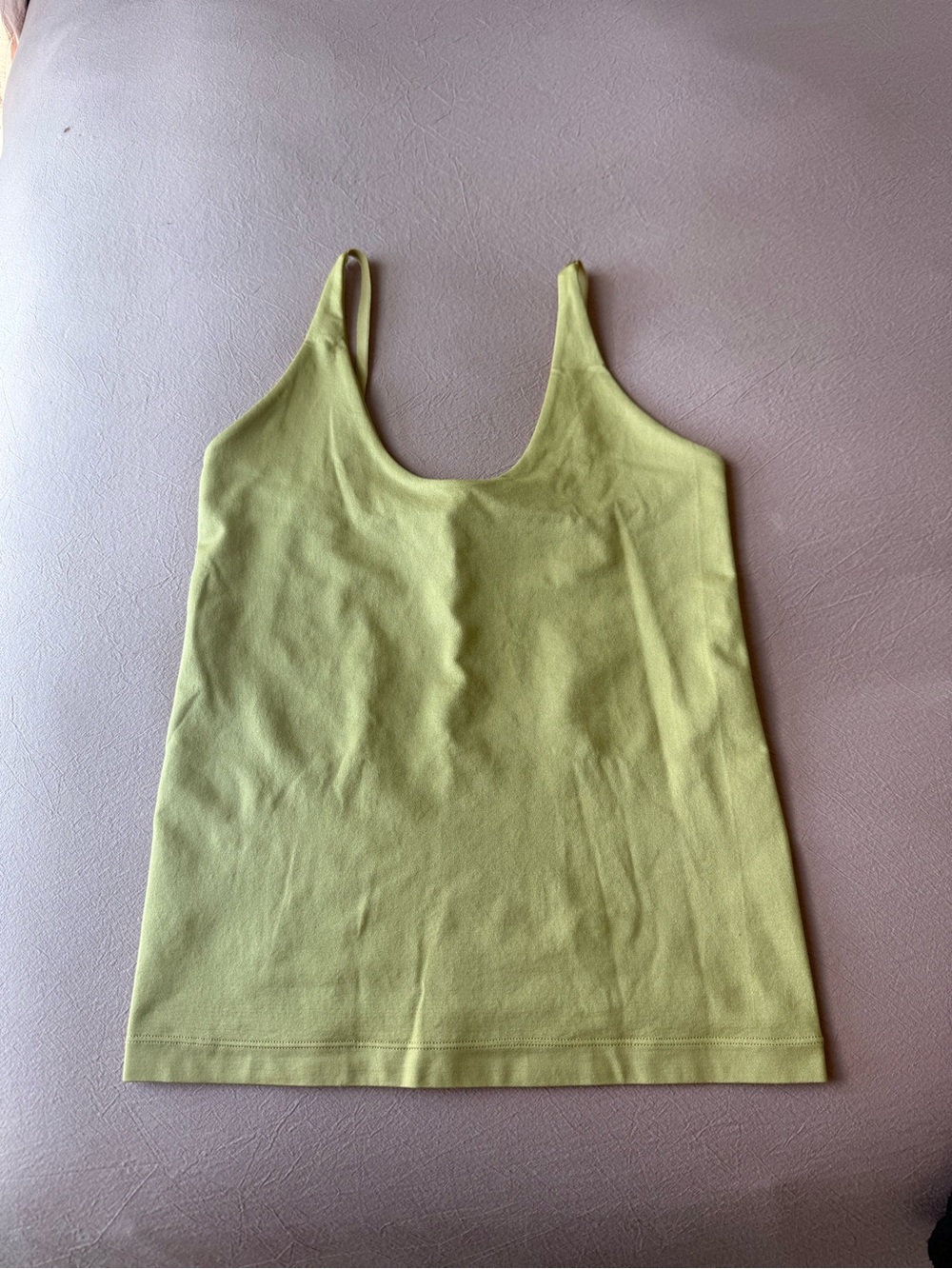 Women's Scoop Neck Tank Top - dark mustard yellow